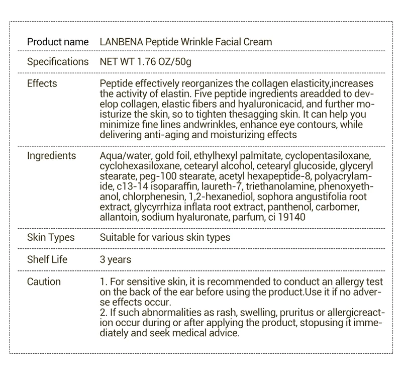 24k Gold Collagen Face Cream