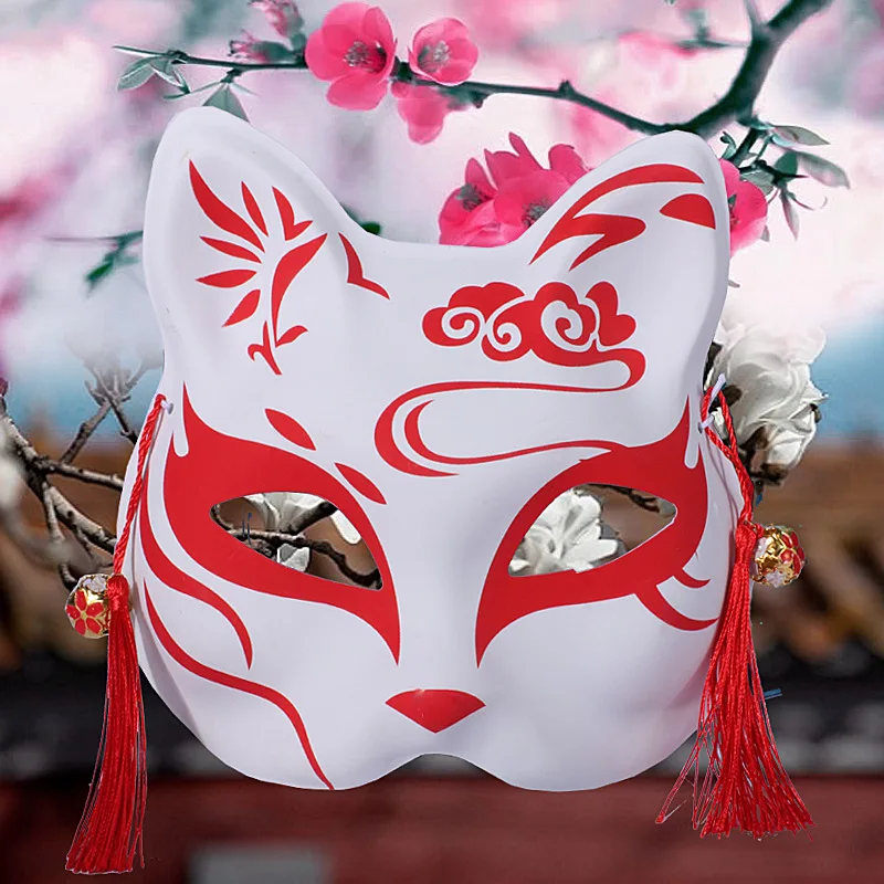 Emeili Halloween Mask Anime Giapponesi Demon Slayer Maschera Maschere per Cosplay Puntelli di Costume per Feste di Halloween Halloween Puntelli Decorazioni 