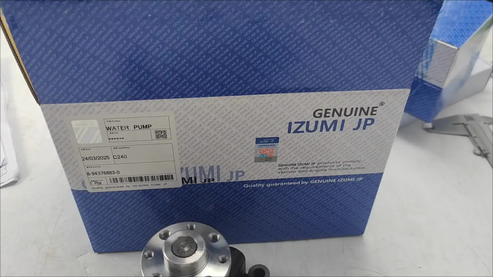 koo プレミアム Genuine Izumi Jp C240 Water Pump for Isuzu - High Performance