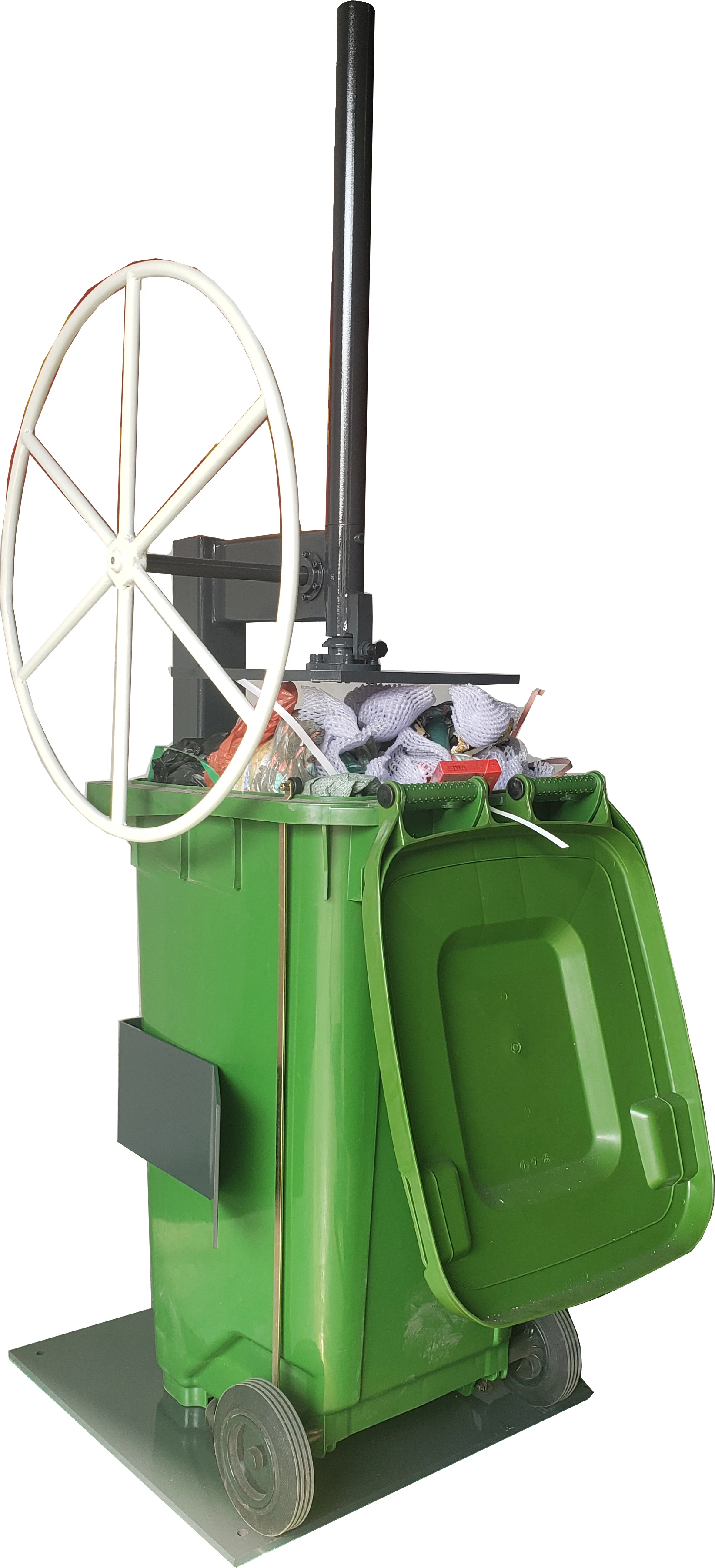 Factory Price Outdoor Bin Rubbish Compactor Trash Compacting Machine