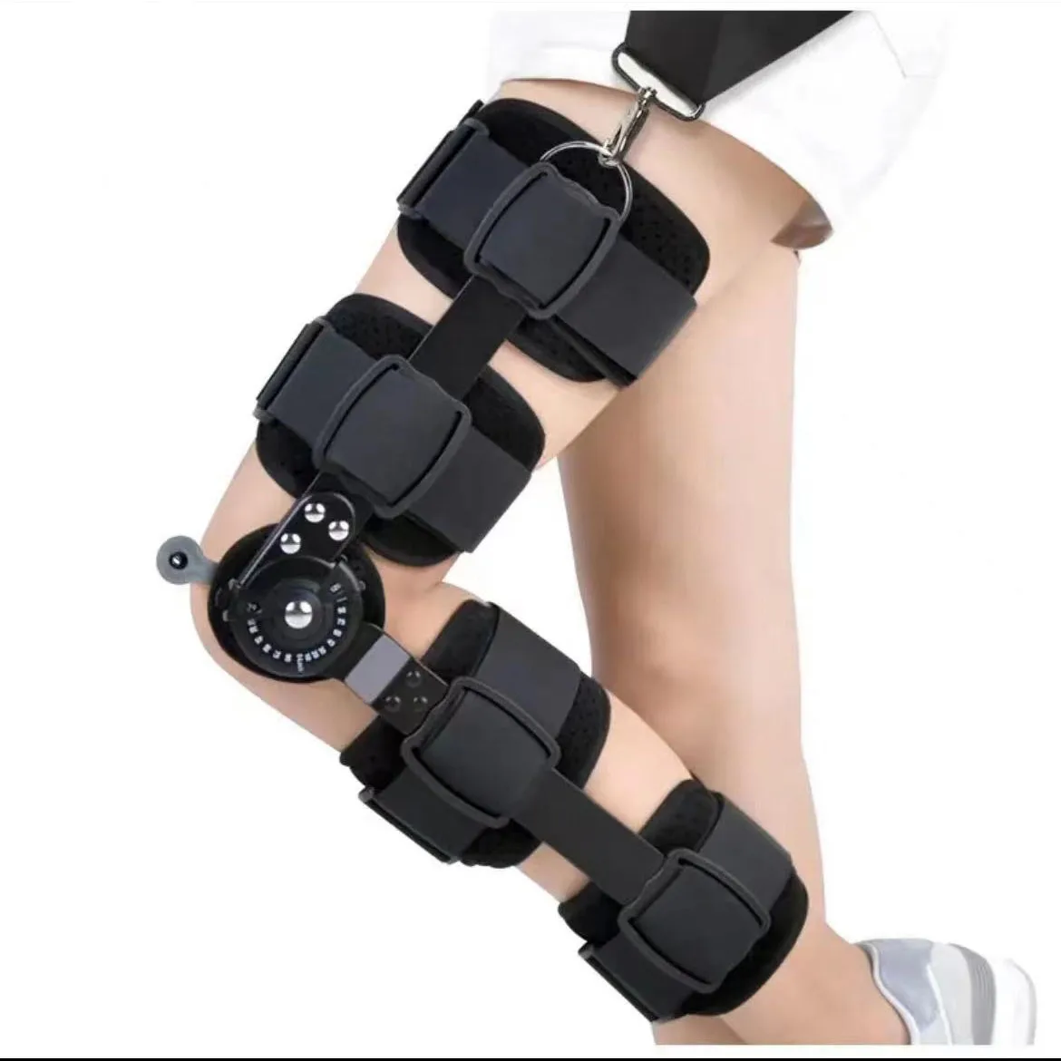 Professional Medical Orthopedic Leg Brace Adjustable Fracture Knee Support Thin Flexible Protective Device Elbow Knee Pads details