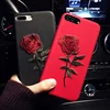 2019 Classical women's cover traditional delicate embroidery rose mobile phone case for iPhone X