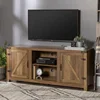 Farmhouse Rustic Oak Walnut Entertainment Furniture Modern Wooden Custom Made TV Unit