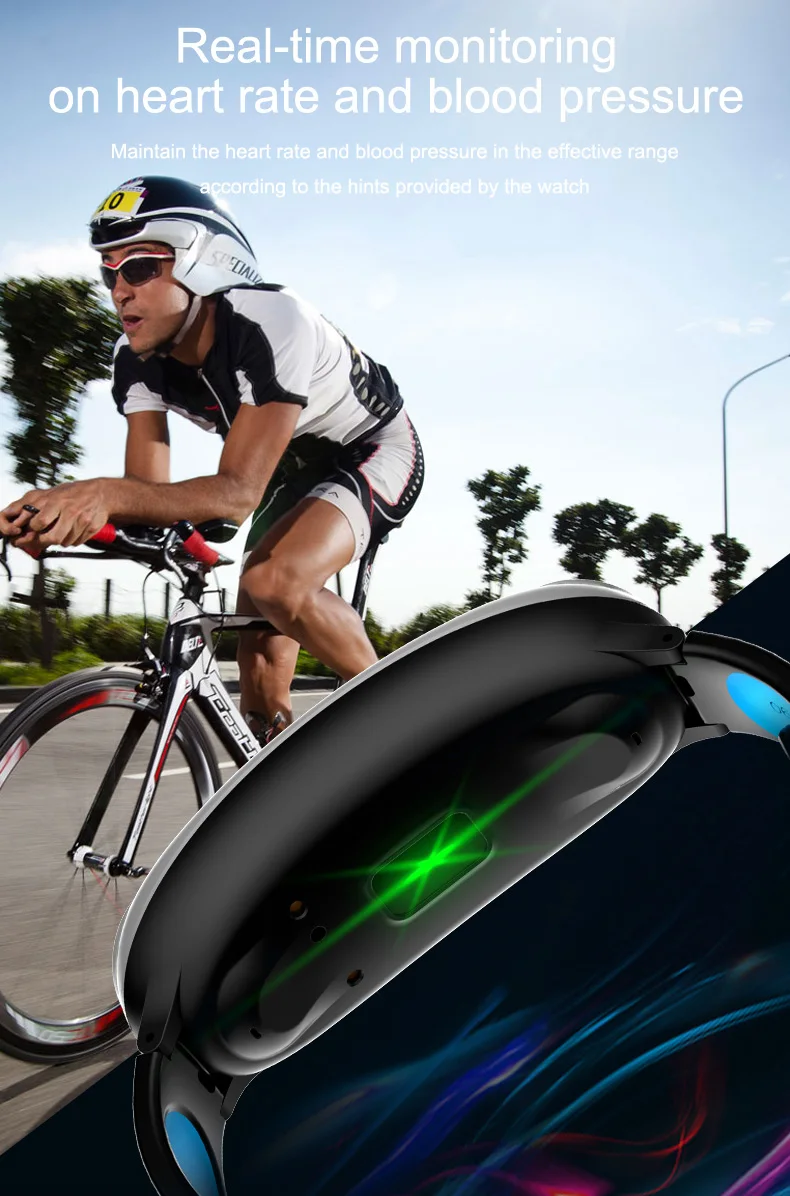 T90 Waterproof BT Headset Earbud Smart Bracelet Sports Watch App Remote Photograph Hand Band - ANKUX.COM