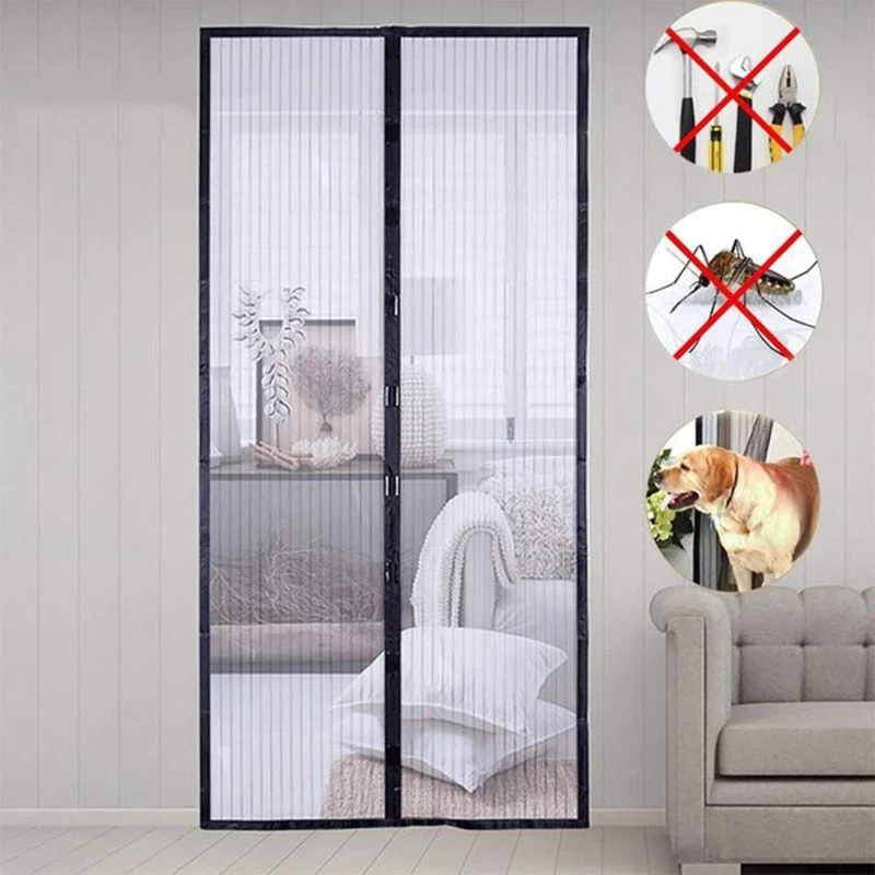 2023 Summer Punch-free Magnetic Anti Mosquito Insect Mosquito Net Fly ...