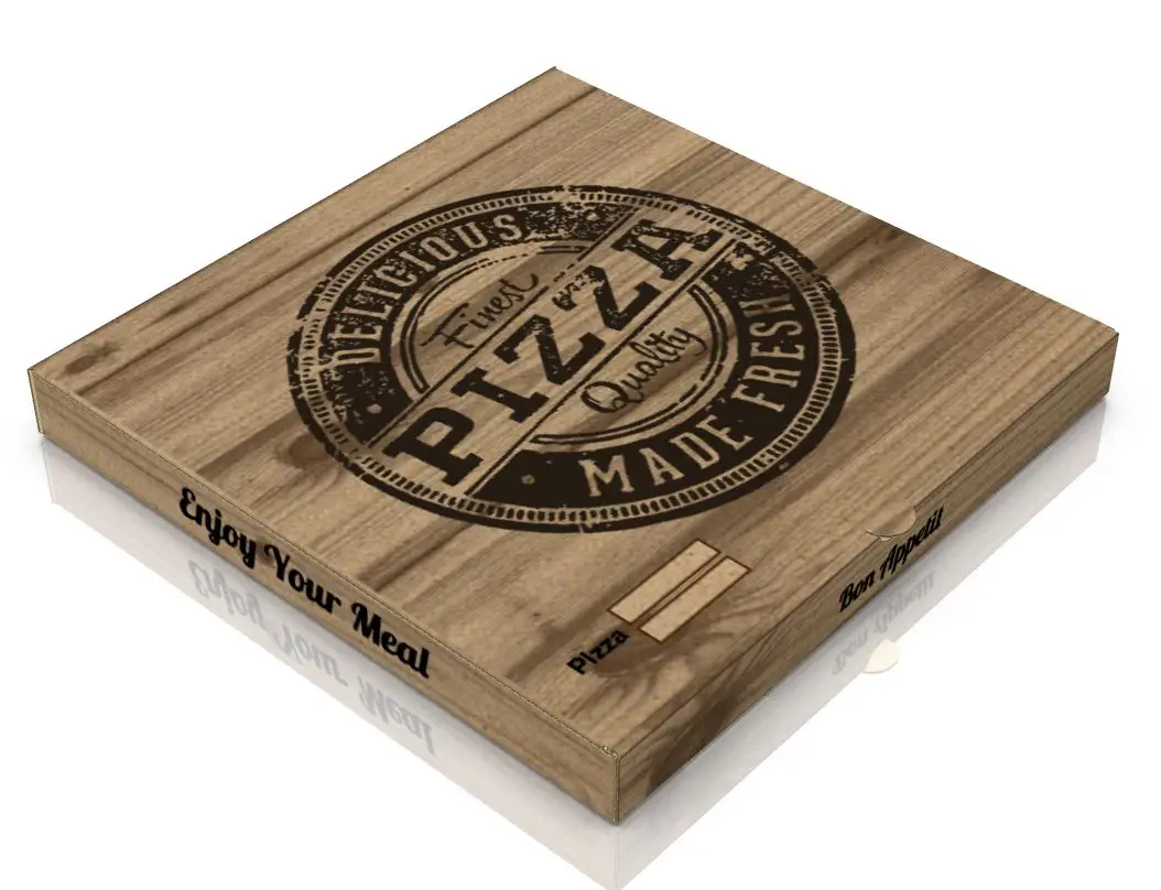 Wholesale Custom Cheap Factory Printed Logo Cowhide Carton Pizza Box Buy Cheap Pizza Boxes