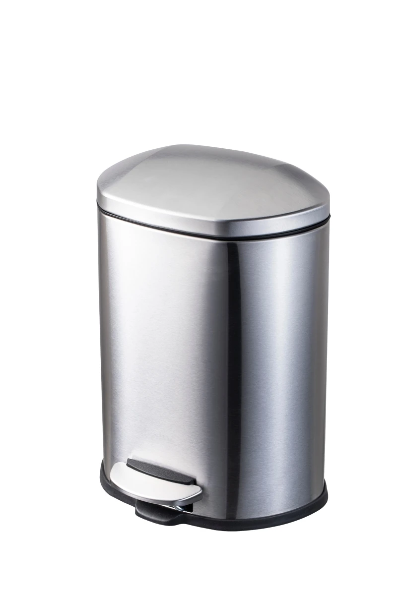 Bathroom Bins With Lids Small Pedal Bin For Toilet Restroom Stainless