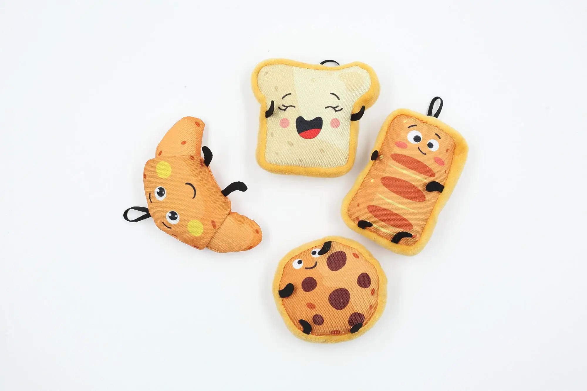 Small Cute Plush Toys Cookie Dog Toy With Squeak Buy Dog Toy Factory