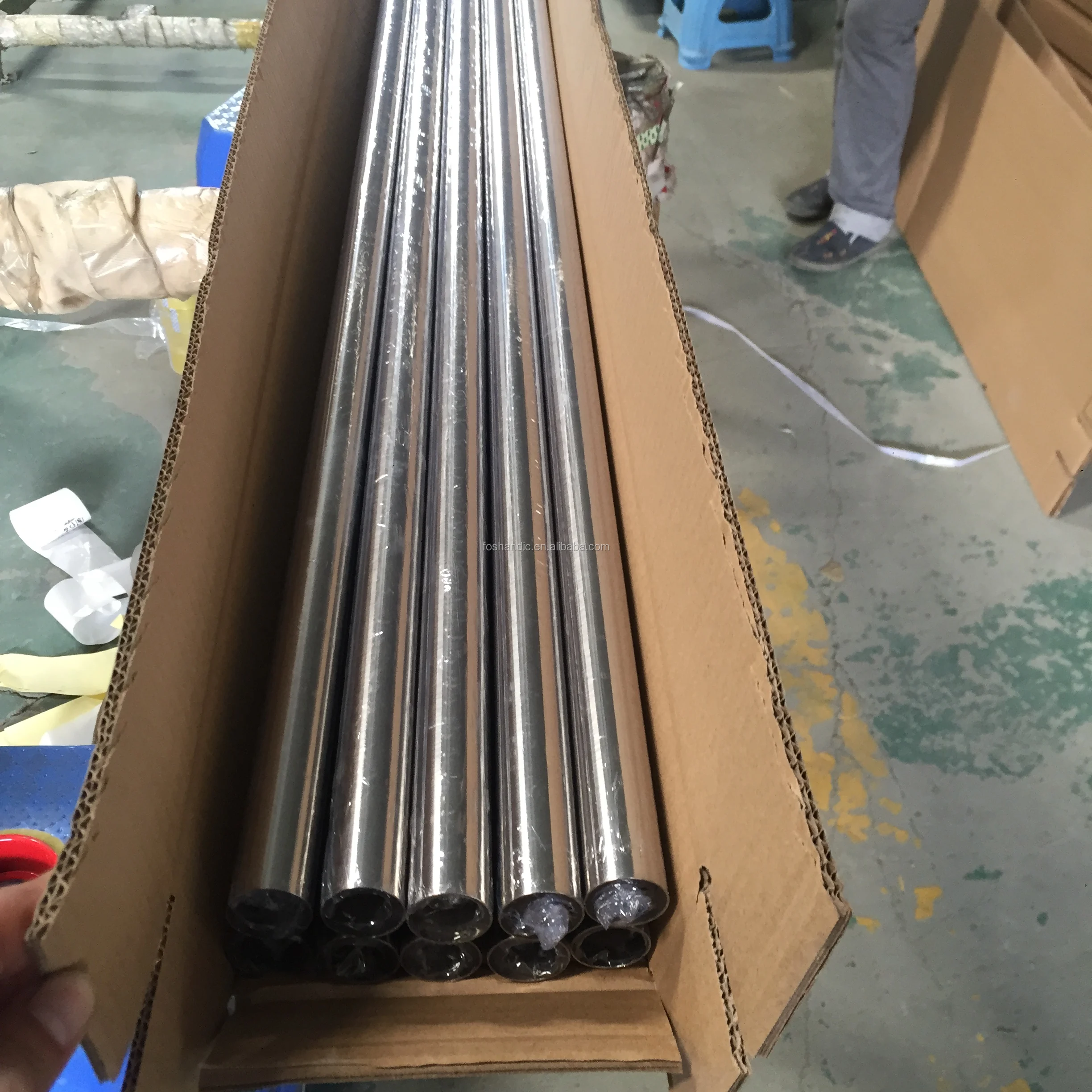 25 Twisted Steel Tube High Quality Plated Chrome Iron Curtain Rods ...