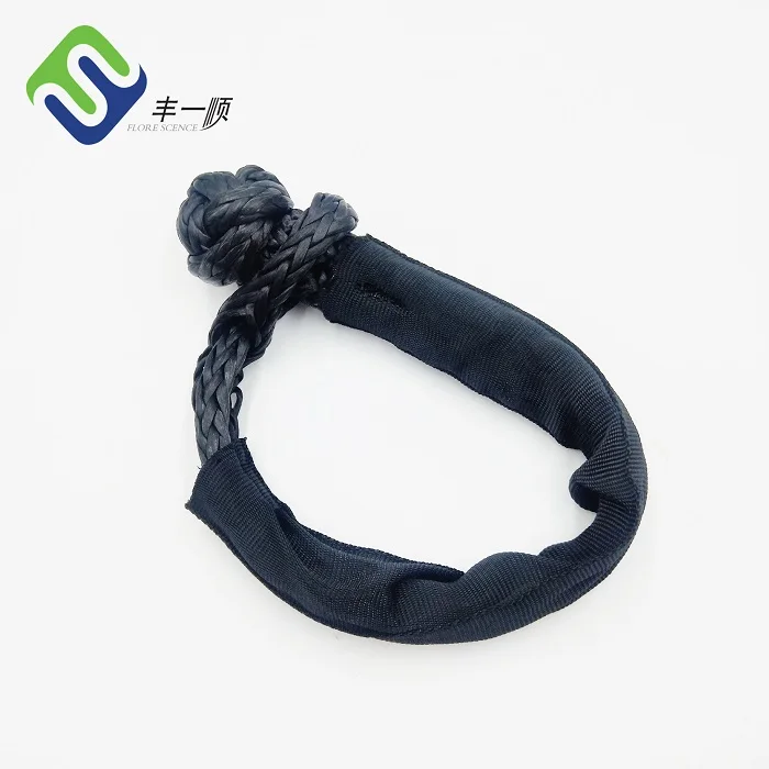 Blue Color 10mm UHMWPE Braided Soft Shackle 10mmx630mm Hot Sale