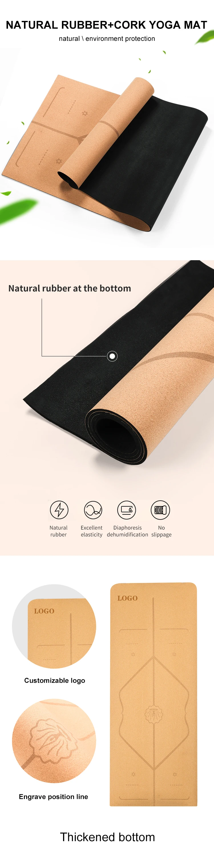 product-Printing Suede TPE Yoga Mat New Design Non-slip Slimming Exercise Fitness Gymnastics Mat Bod