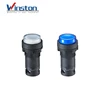 Led lamp push button switch Convex head button white blue 22mm