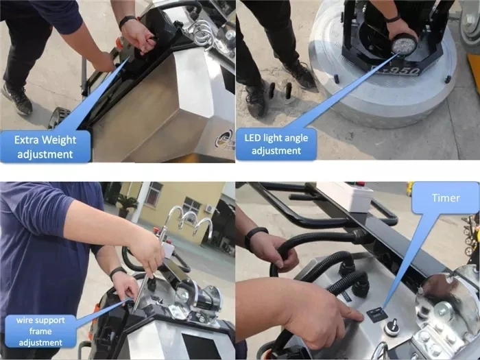 Pulidor De Suelo Planetario Con Control Remoto R5,Amoladora De Terrazo