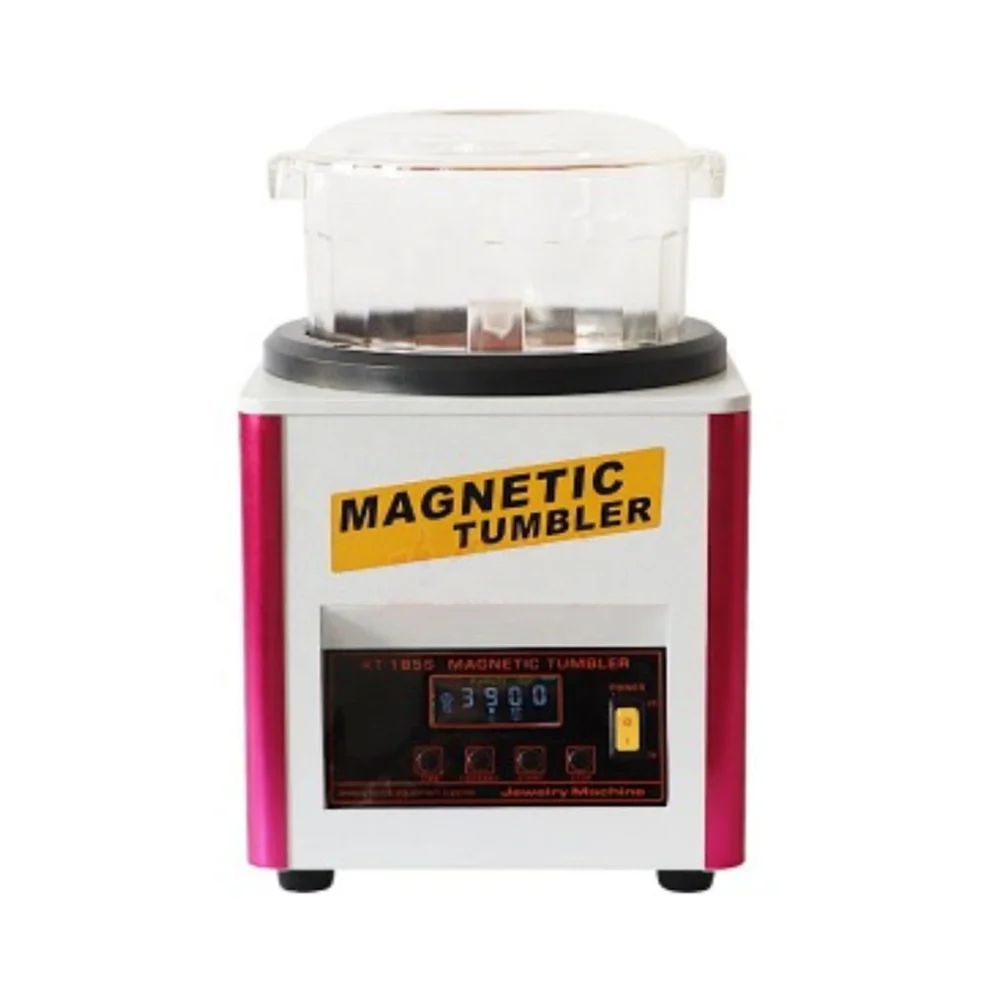KT185S Magnetic Tumbler Polierer 2000 RPM Schmuck Polierer Finisher 7,3 zoll 3KG Magnetische Polierer
