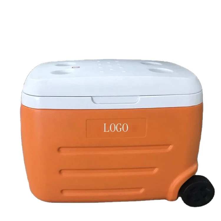 Hs Plastic Cooler 55l Ice Chest With Logo Promotion Keep Item Cooling