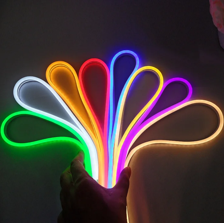 12v 6*12mm Led Neon Flex Lights Flexible Neon Light Strip Single-sided ...