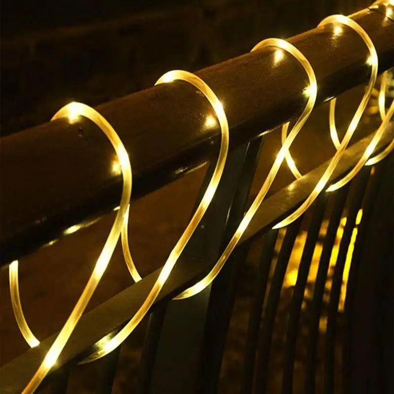 Outdoor indoor icicle holiday living outdoor decorations waterproof ip65 led copper wire string light