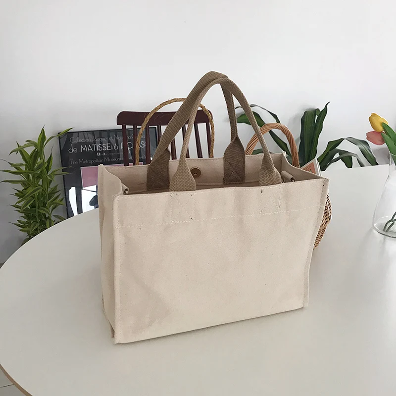 minimalist large capacity tote bag