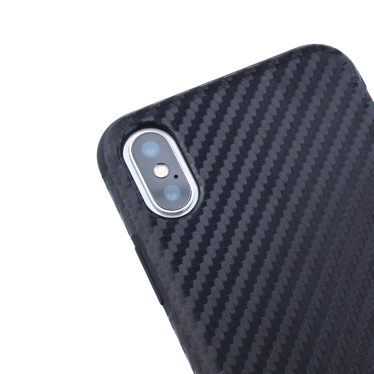 新款碳纤维注塑手机壳适用于 iphone x