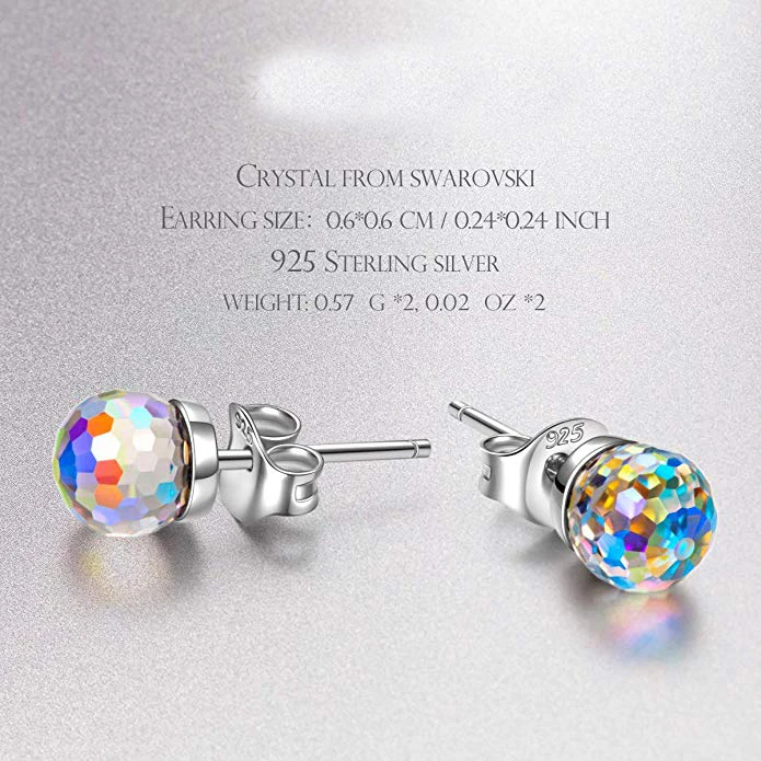 Fantastic World Silver Stud With 925 Sterling Women Earrings