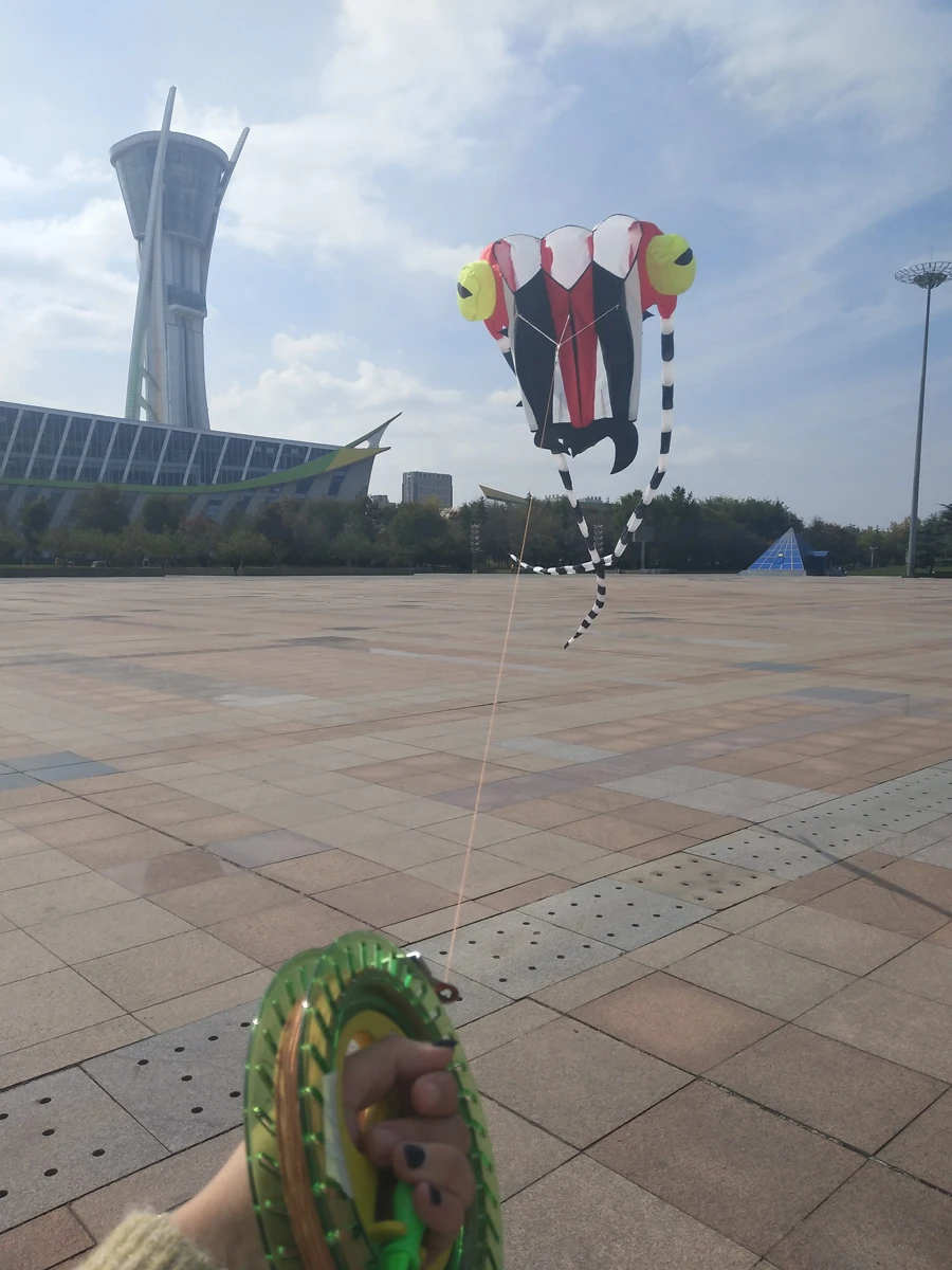 新的户外运动玩具充气三叶虫风筝