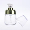 Buy 30ml empty essentials face cream bottles cosmetic liquid foundation bottle glass cosmetics with pump