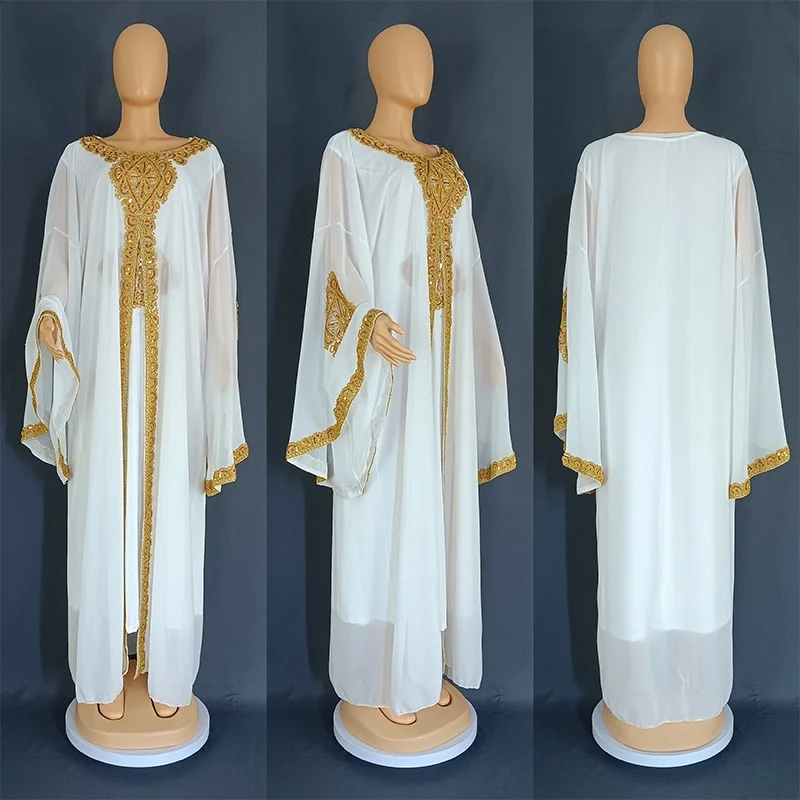 Abaya Traditionnelle et Ethnique, Robe Longue Élégante de Luxe pour Femme Musulmane Grossiste Turquie
