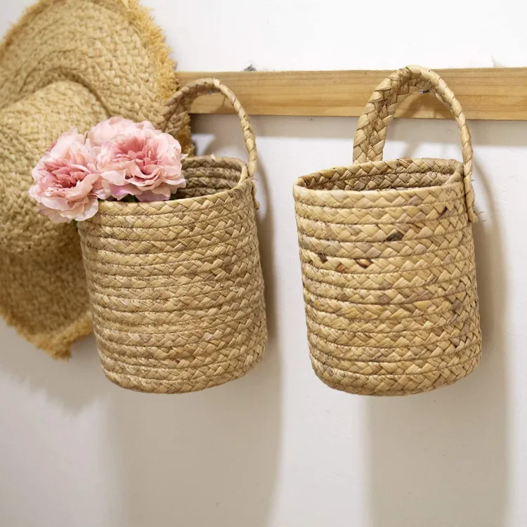 woven seagrass belly basket
