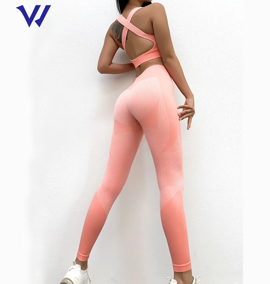 Quick Dry Custom Yoga Scrunch Butt Lift Leggings Fitness Sports Wear Women High Waist Big Butt 5208