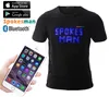 Portable programmable LED T shirt for dj