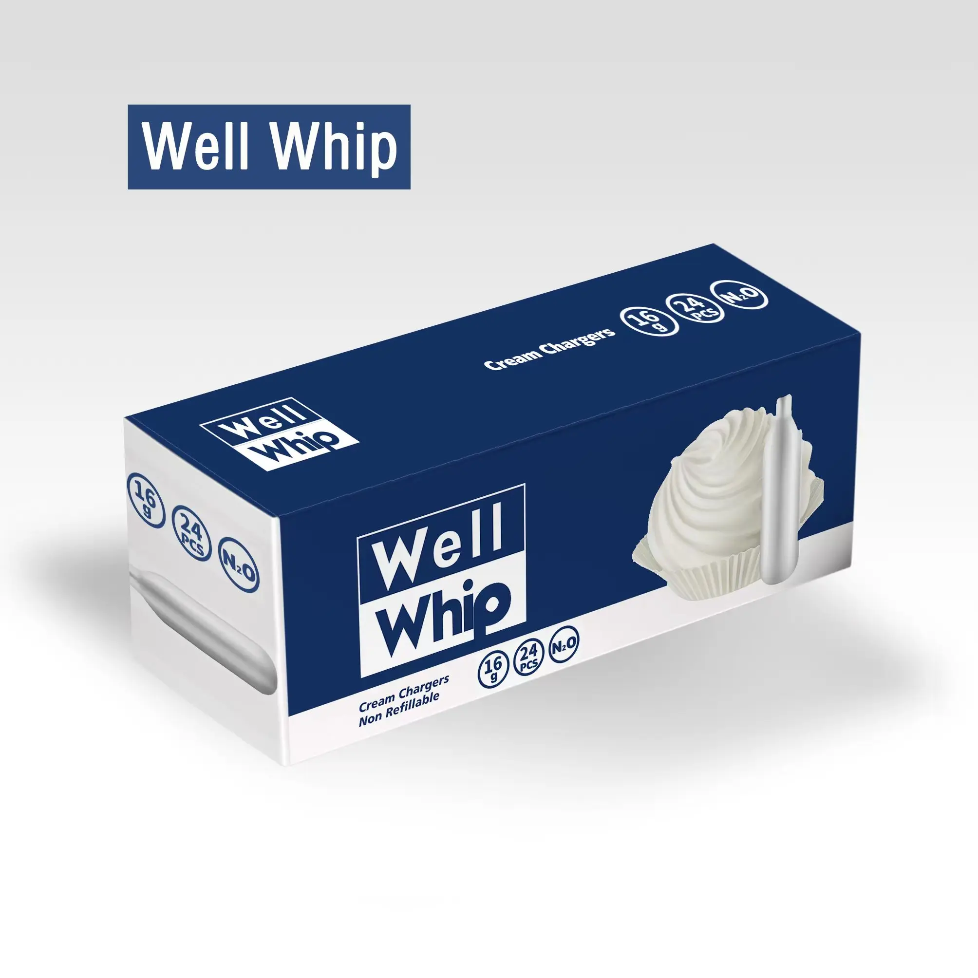 Wellwhip 16g Whipped Cream Charger Whip Cream Chargers 16 Gram
