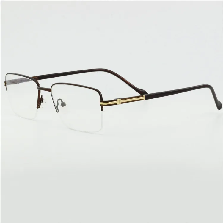 2063 Metal Half Rim Frame Classic Eyewear Optical Eye Glasses ...
