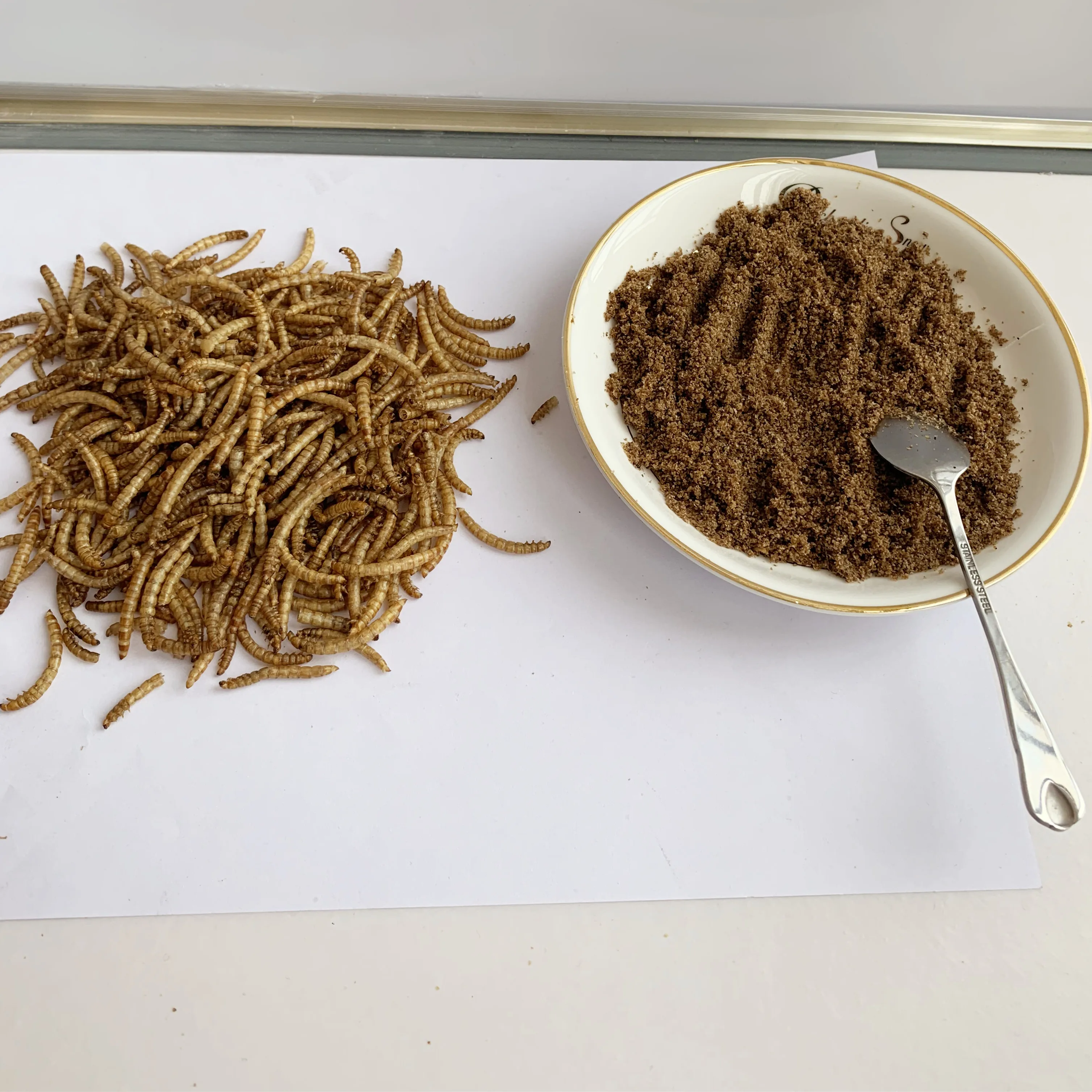 Mealworms Yee Fish Food Dried Mealworms 100%Pure Natural Bulk Nirds Fish Small Pet Food