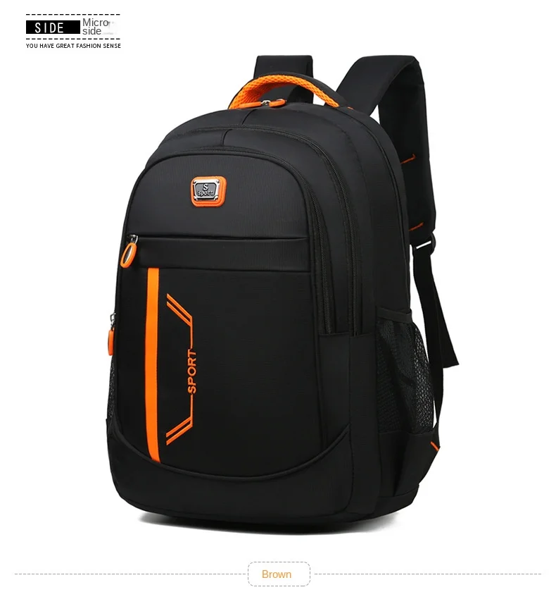 Women's Korean Style Large Capacity Backpack Men's Computer Bag Fashionable Schoolbag for Junior Senior High School Backpack