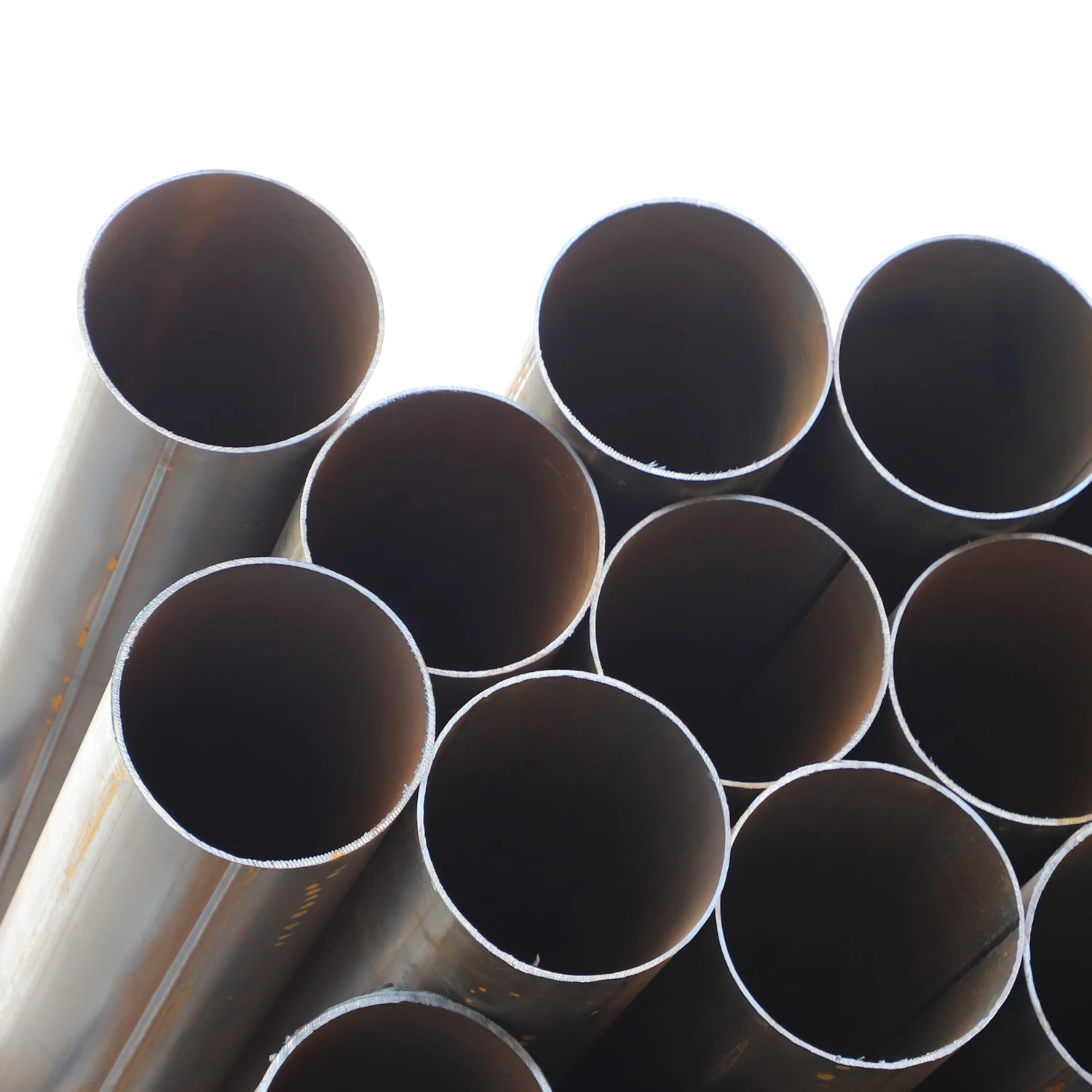 Hot Rolled ST37 ST52 1020 1045 A106B Fluid ERW Welded Carbon Steel Pipe 6m Length with Punching Service for Building Material manufacture