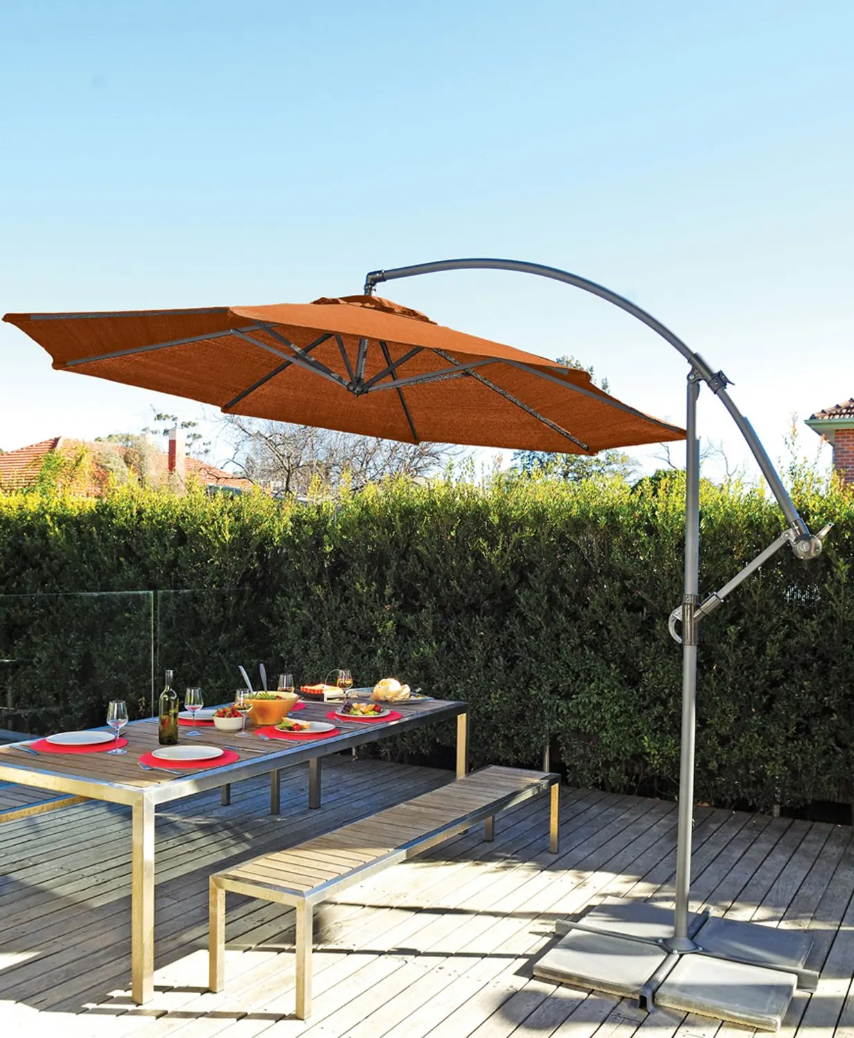Sombrilla Resistente A Los Rayos Uv,Muebles Para Terraza Al Aire Libre