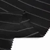 New arrival intermingled yarn black heavy glitter chiffon fabric stripe