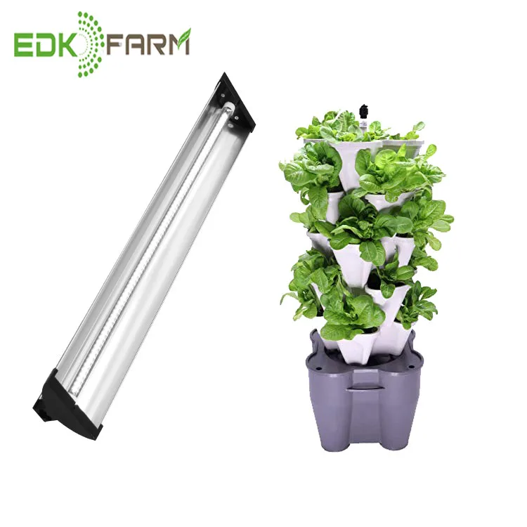 EDL T5 4' 54w mini garden grow light system T5 Light stand T5 Fixture includes 6500 K (blue) T5 HO lamp