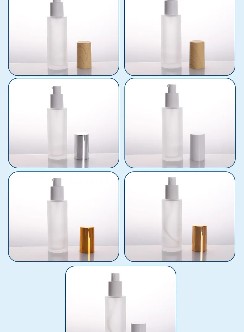 product glass lotion pump bottle luxury 30ml 50ml 60ml 80ml 100ml 120ml empty lotion packaging bottle-6