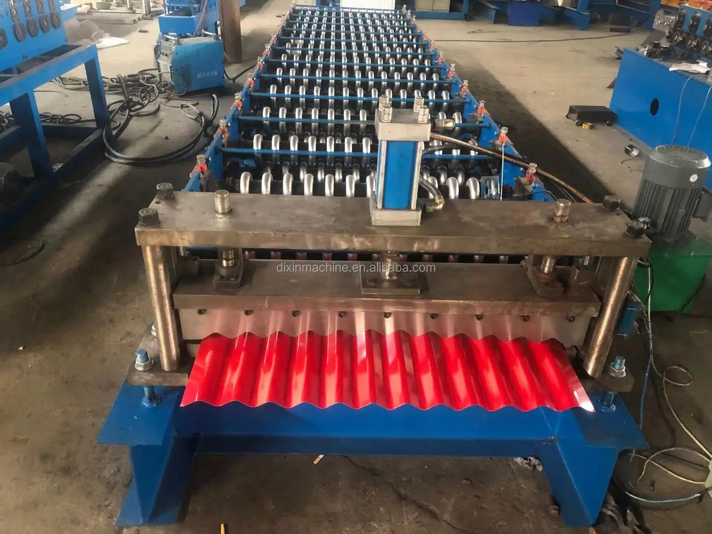 Corrugated roll forming machinery corrugated roof sheet making machine corrugated panel machine