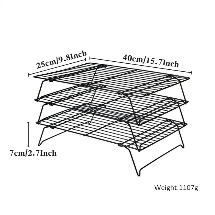 non-stick cross grid cookie cooling rack