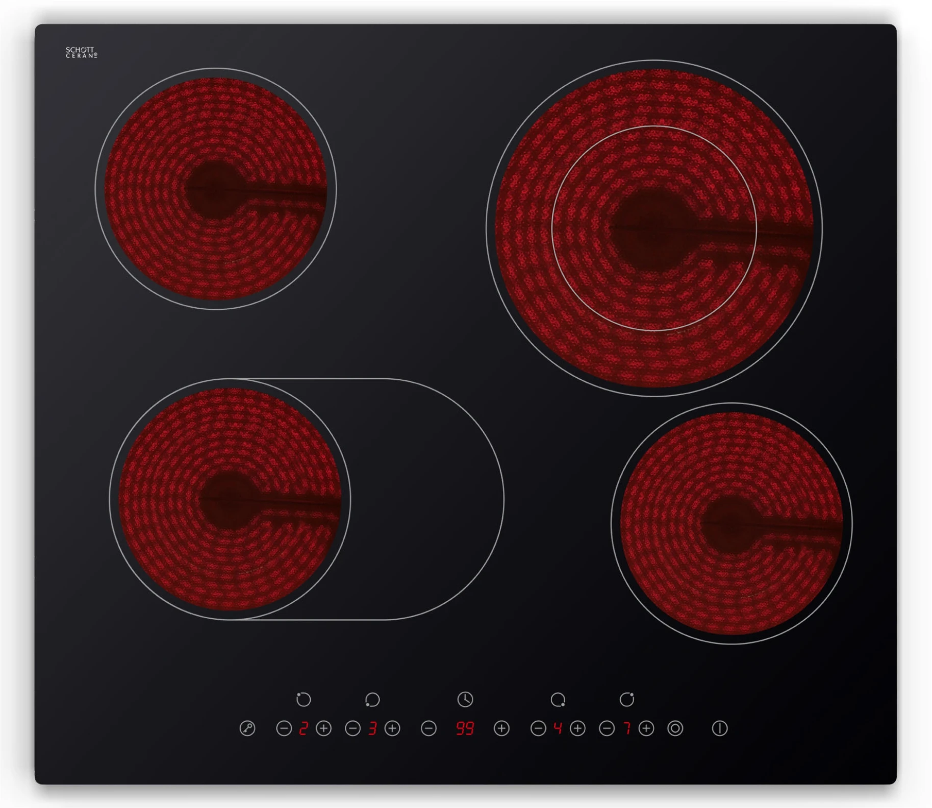60cm Builtin Ceramic Hob Buy Ceramic Hob,Vitro Ceramic Hob,Portable