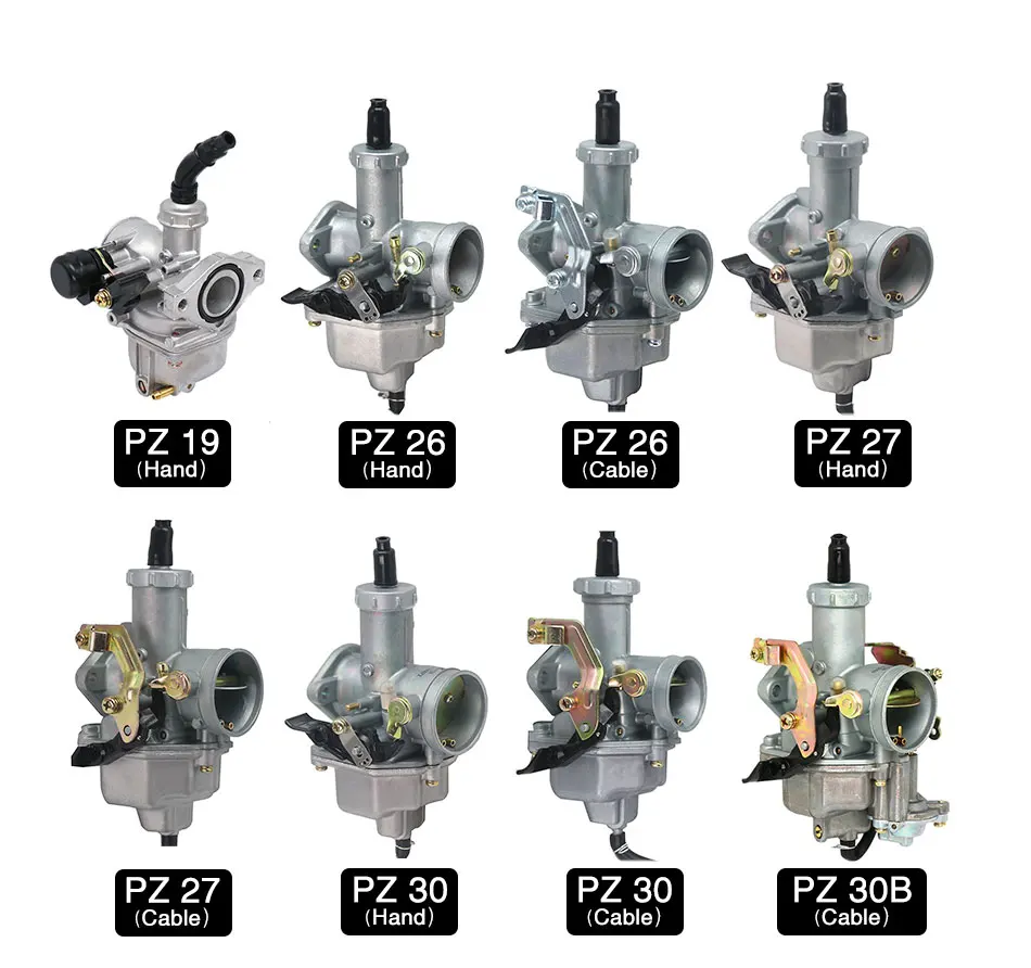 Motorcycle Engine Fuel System Racing Carburetor For Pz19 Pz20 Pz22 Pz26