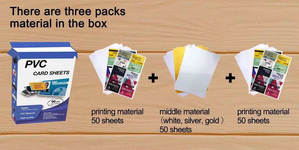Inkjet Printable PVC Sheet for ID Card - Perfect for A4