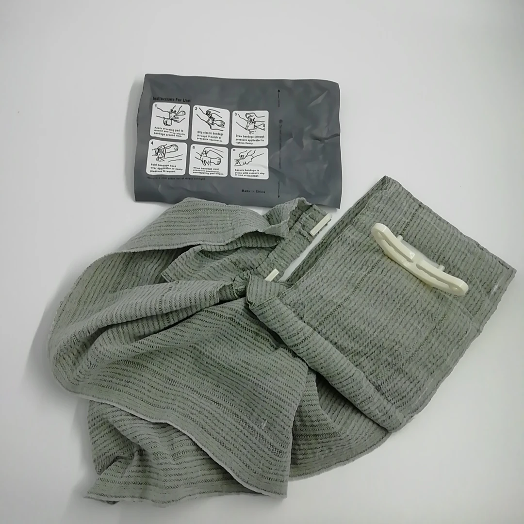 Sterile Emergency Bandage Trauma Dressing with Pressure Applicator 10cm*450cm Size and 3 Years Shelf Life