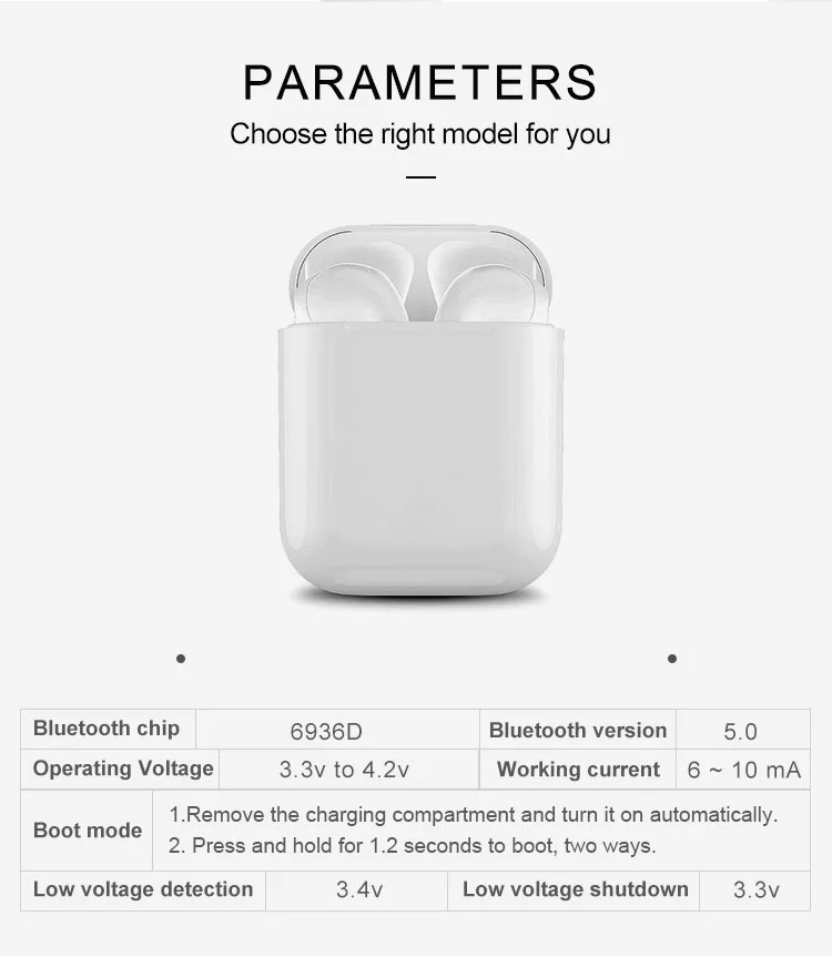 2020 Noise Cancelling Tws Earphone Tai Nghe Mi Earbuds Air Pods - ANKUX.COM