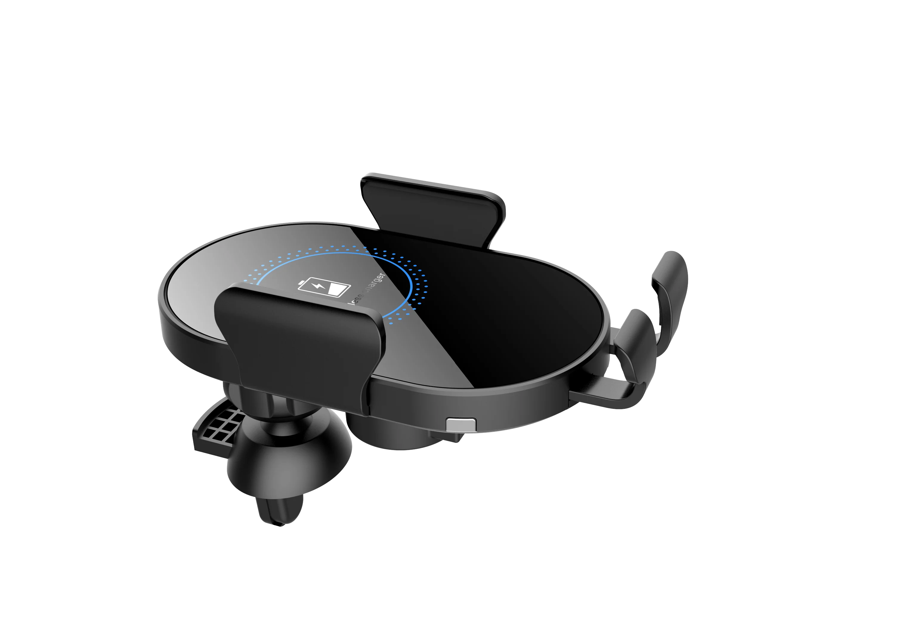 Car Mobile Phone Wireless Charger 10w 15w Custom Logo Car Clip