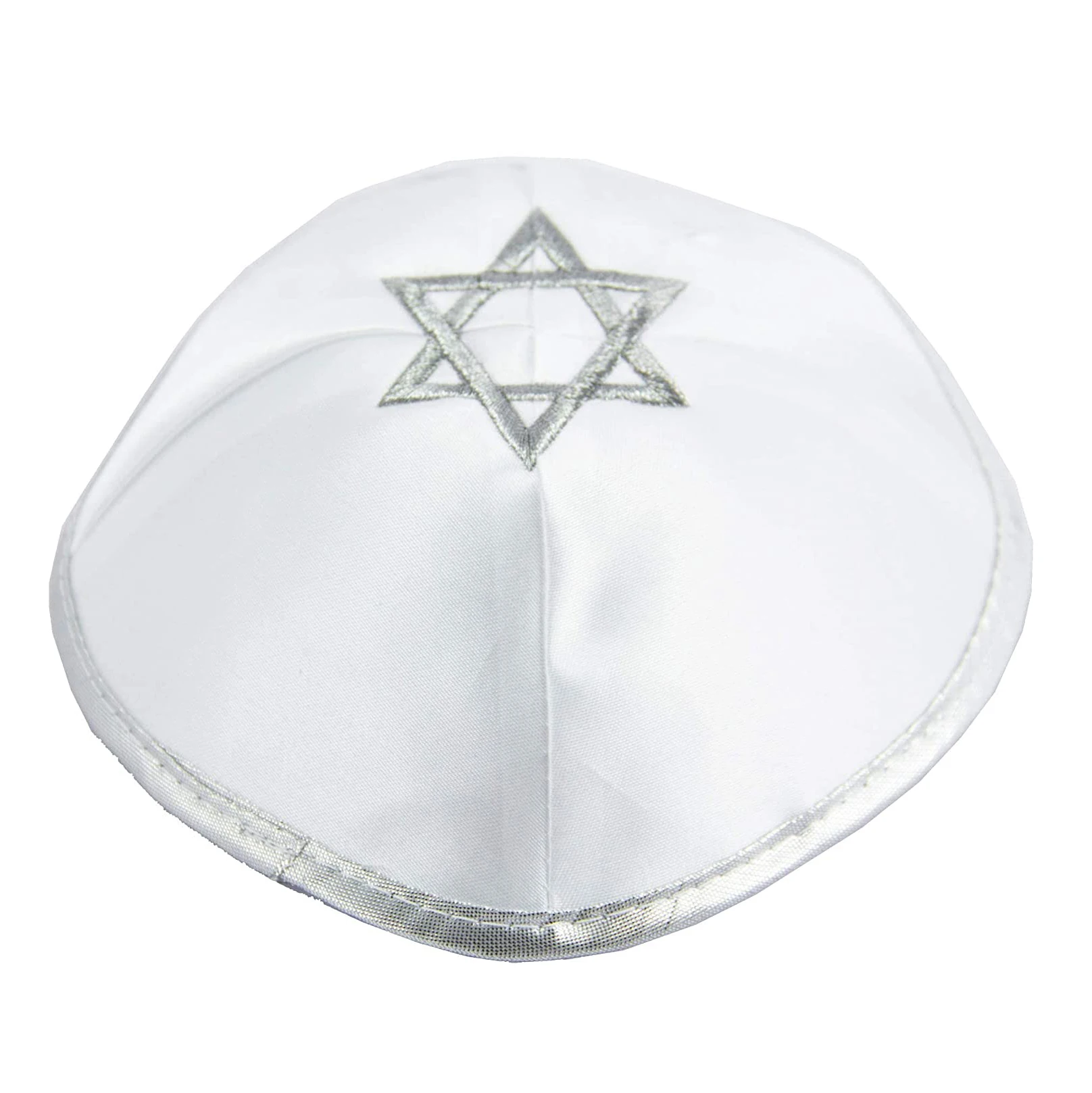 Custom Yamaka Hat Israel Kippot Embroidered Satin Judaica Kippah