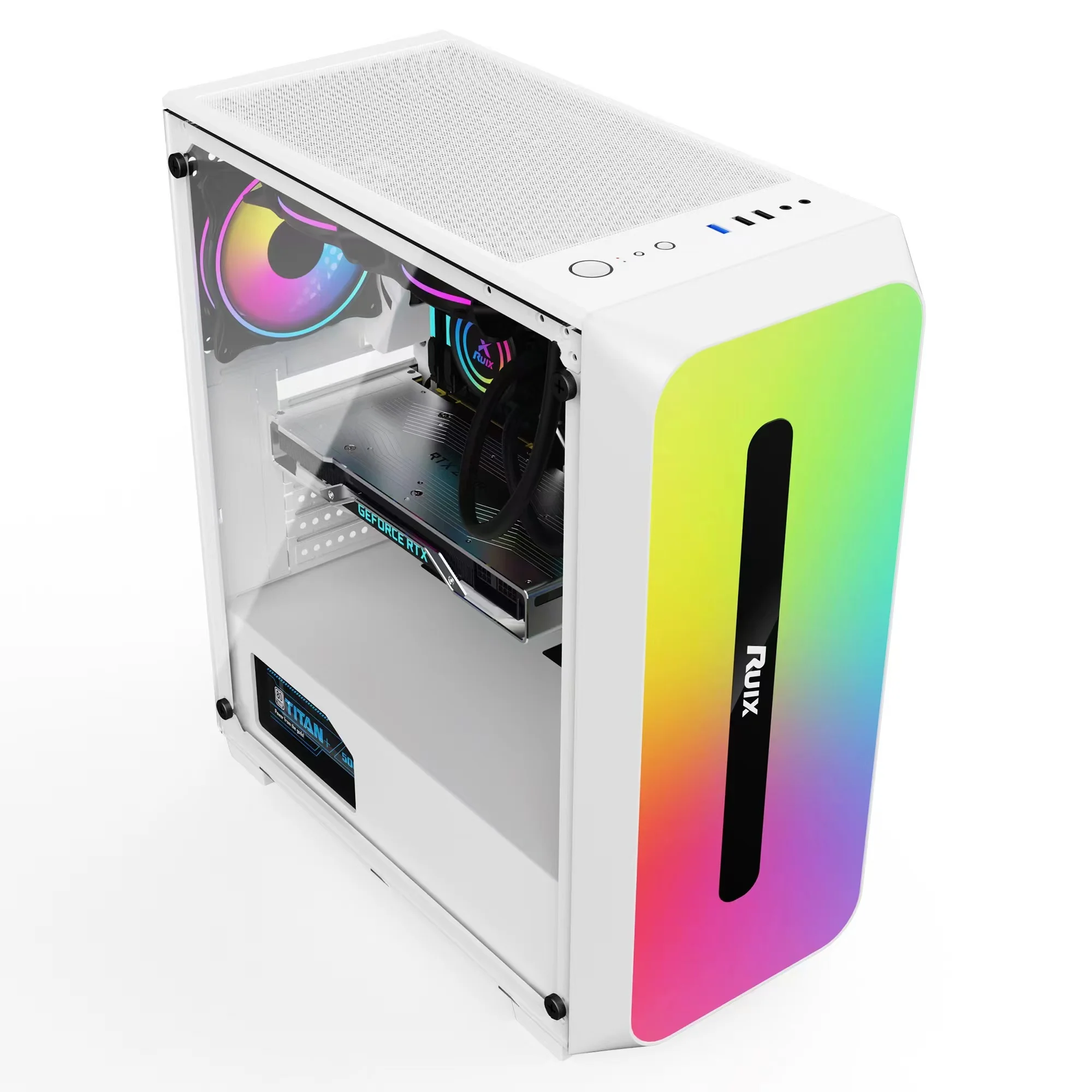 Factory Custom Atx Tower Pc Case Desktop Gaming Pc Computer Gamer Case