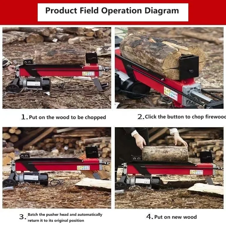 Log Splitter Machine Forstseilwinde Automatic Log Splitter Log Splitter